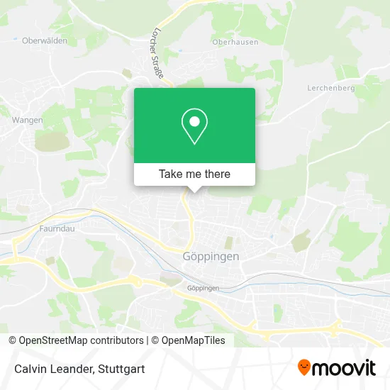 Calvin Leander map