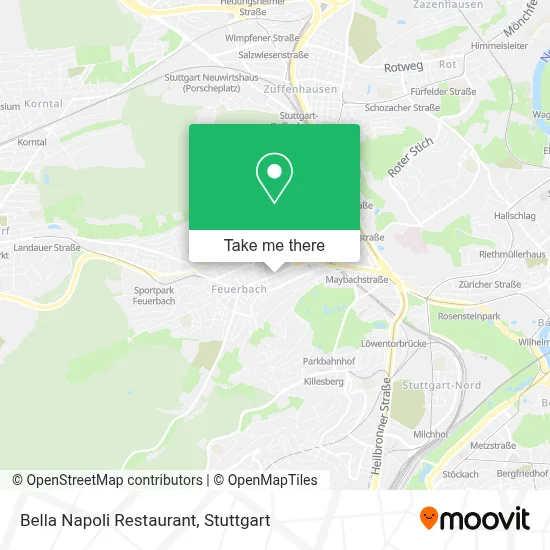 Ristorante Bella Napoli map
