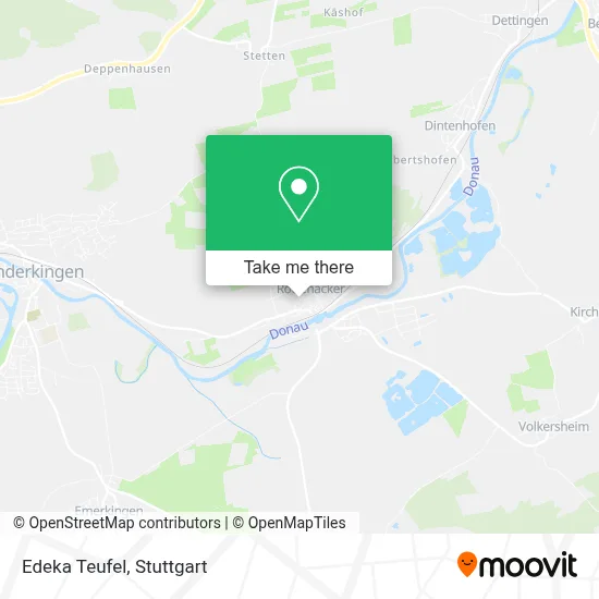 Edeka Teufel map
