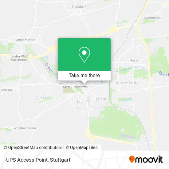 Ups Access Point map