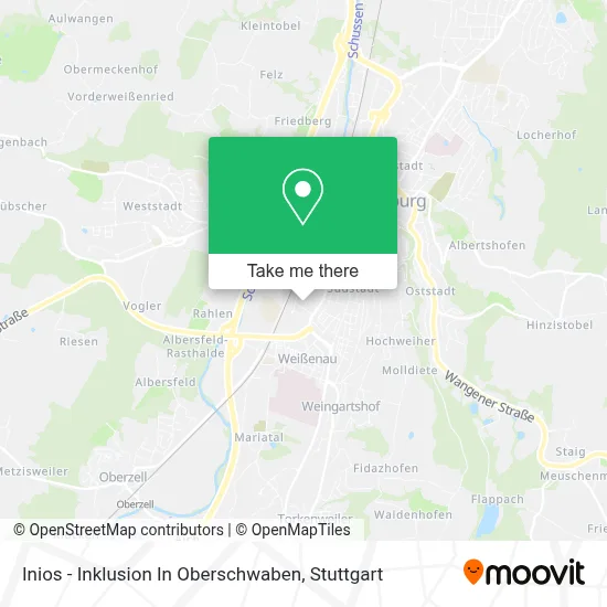 Inios - Inklusion In Oberschwaben map