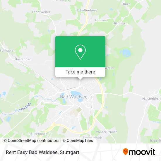 Rent Easy Bad Waldsee map