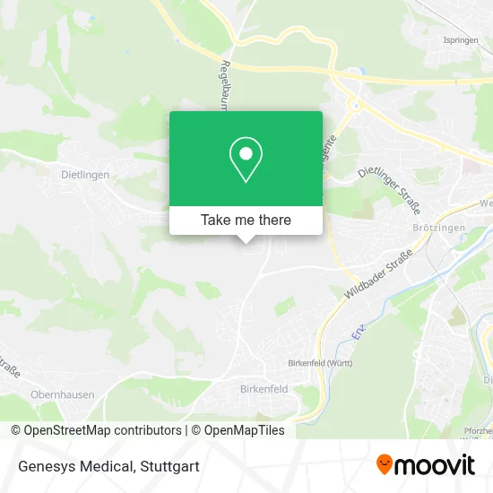 Genesys Medical map