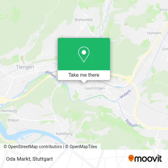Oda Markt map