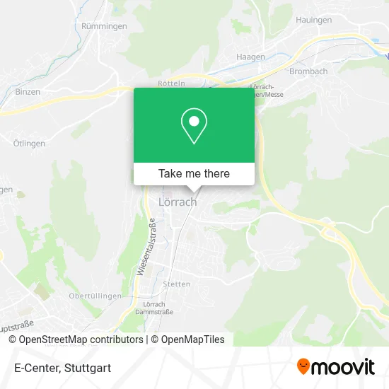 E-Center map