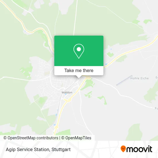 Agip Service Station map