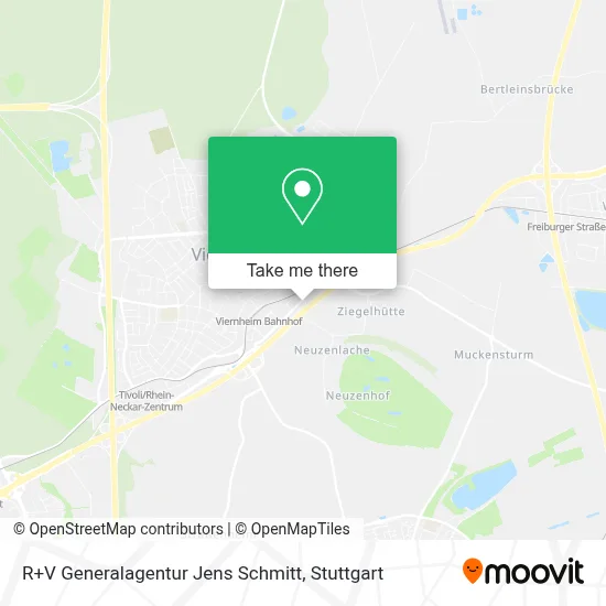 R+V Generalagentur Jens Schmitt map