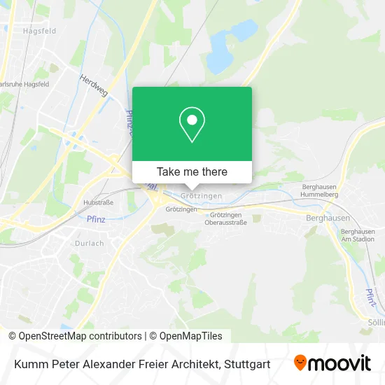 Kumm Peter Alexander Freier Architekt map
