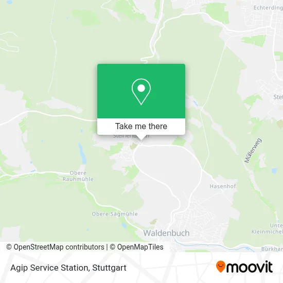 Agip Service Station map