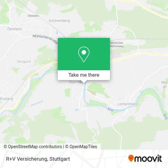 R+V Versicherung map