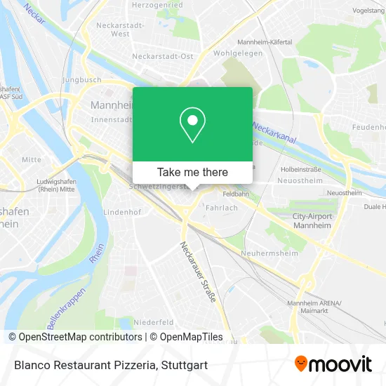 Ristorante Pizzeria Blanco map