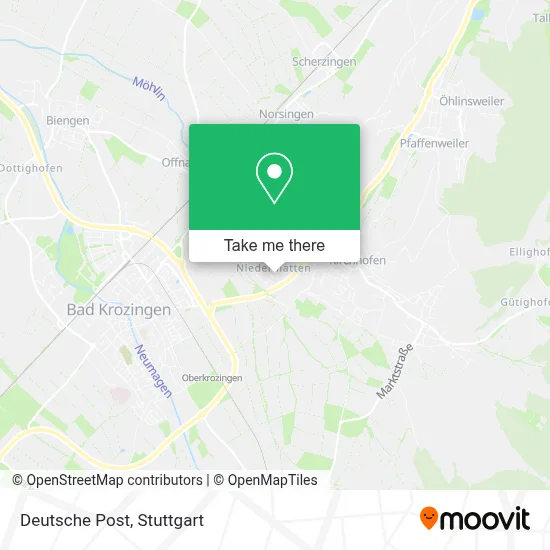 Deutsche Post map