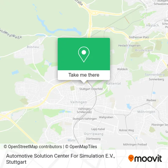 Automotive Solution Center For Simulation E.V. map