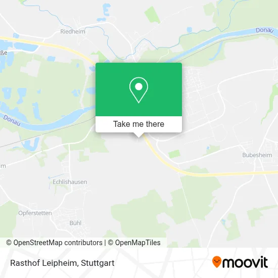 Rasthof Leipheim map