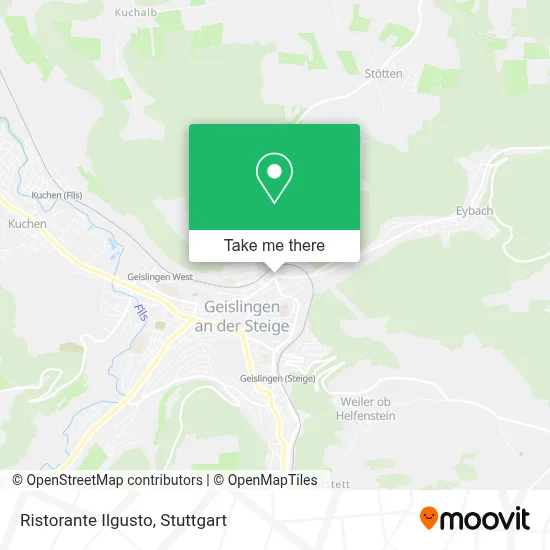 Ristorante Ilgusto map