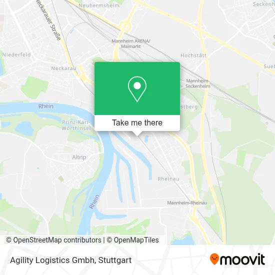Agility Logistics Gmbh map