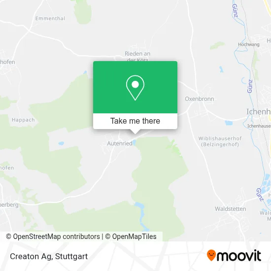 Creaton Ag map