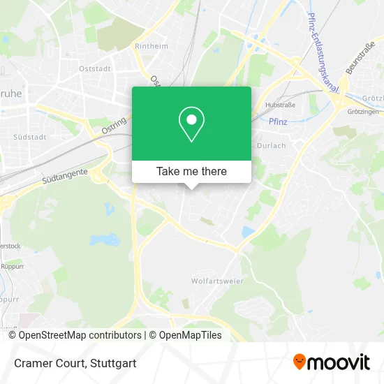 Cramer Court map