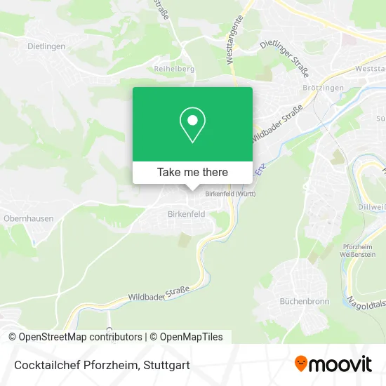 Cocktailchef Pforzheim map