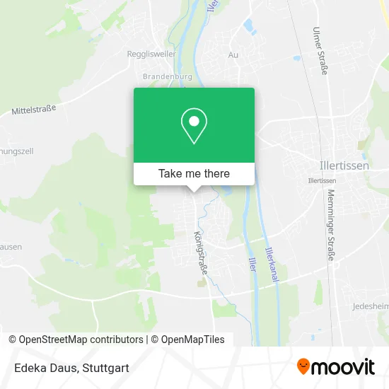 Edeka Daus map