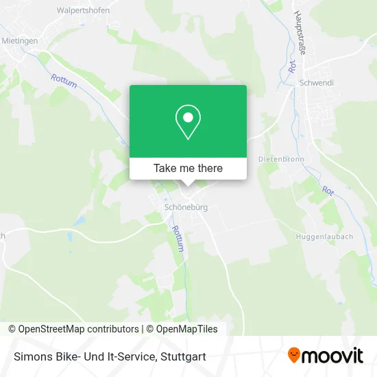 Simons Bike- Und It-Service map