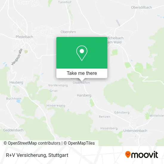 R+V Versicherung map