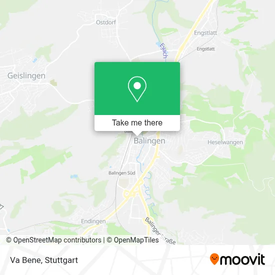 Va Bene map