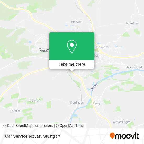 Car Service Novak map
