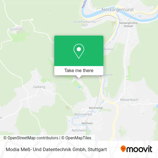 Modia Meß- Und Datentechnik Gmbh map