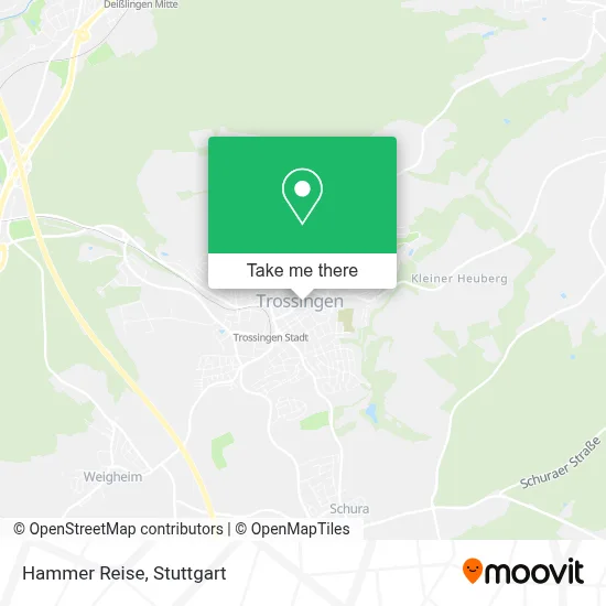 Hammer Reise map
