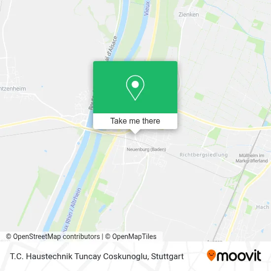 T.C. Haustechnik Tuncay Coskunoglu map