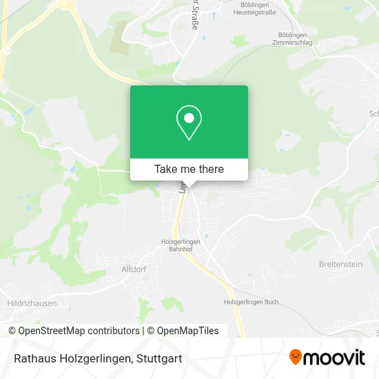 Rathaus Holzgerlingen map