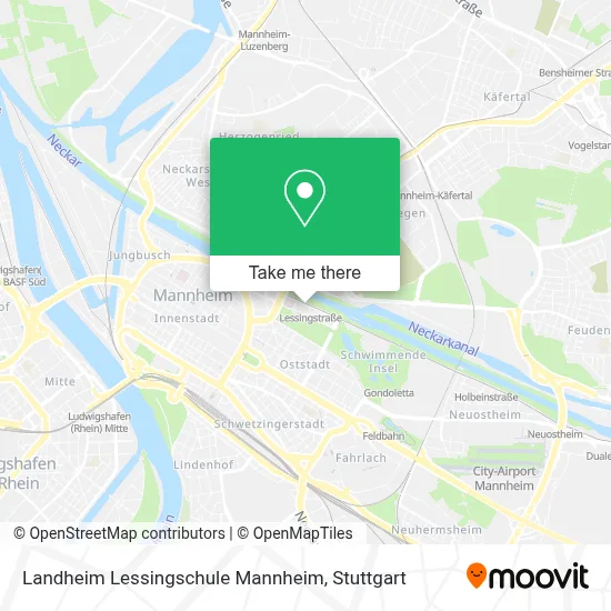 Landheim Lessingschule Mannheim map