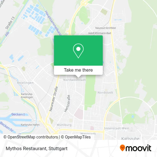 Mythos Restaurant map