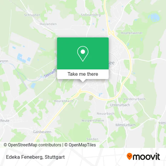 Edeka Feneberg map