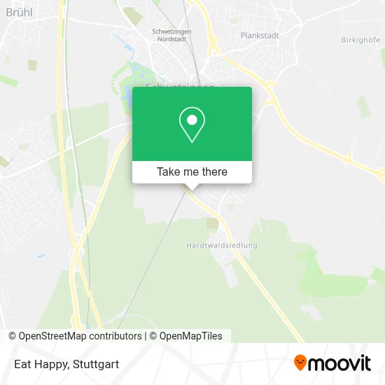 Eat Happy map