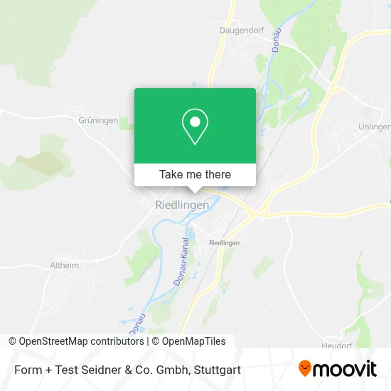 Form + Test Seidner & Co. Gmbh map