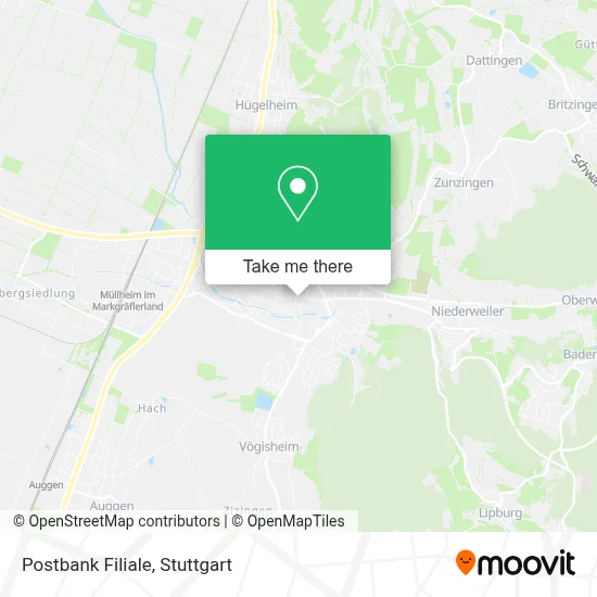 Postbank Filiale map