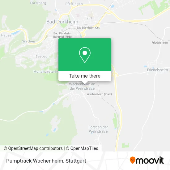 Pumptrack Wachenheim map