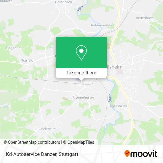 Kd-Autoservice Danzer map