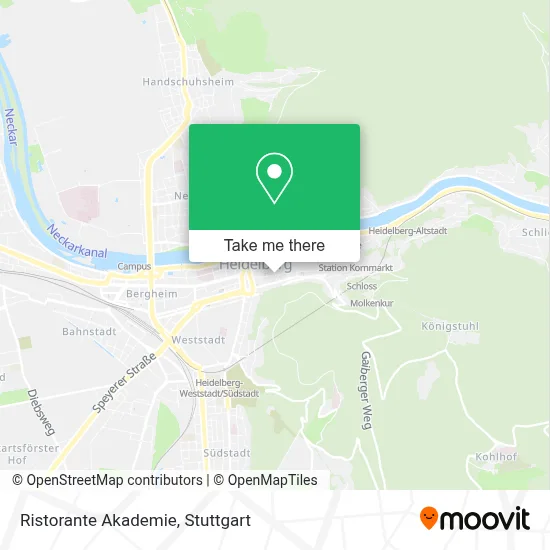 Ristorante Akademie map