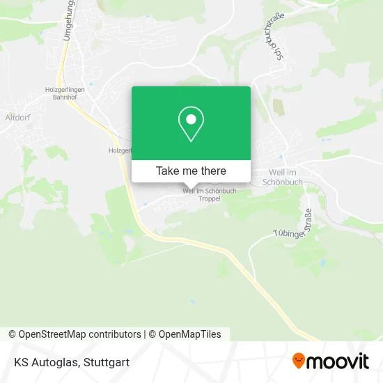 KS Autoglas map