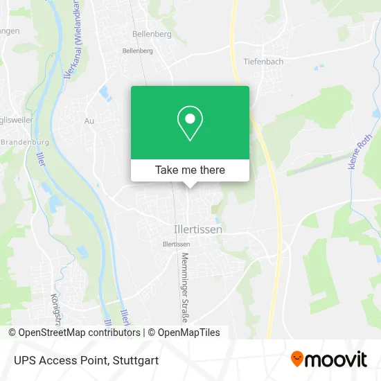 Ups Access Point map