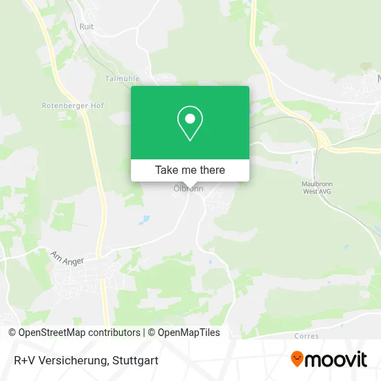 R+V Versicherung map