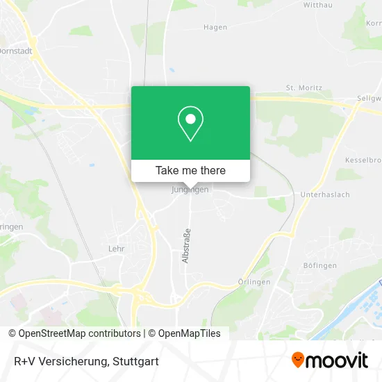 R+V Versicherung map