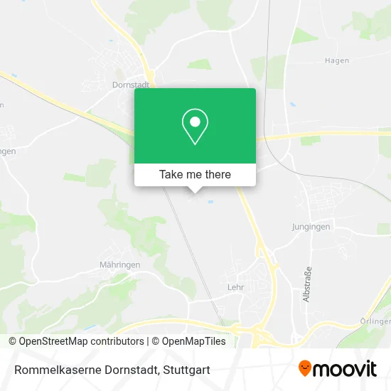 Rommelkaserne Dornstadt map