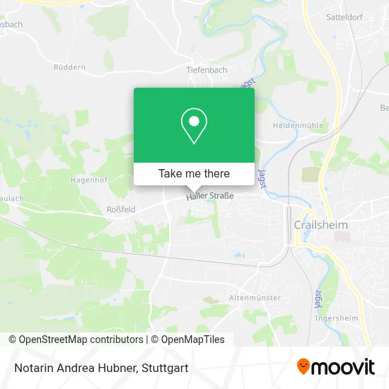 Notarin Andrea Hubner map