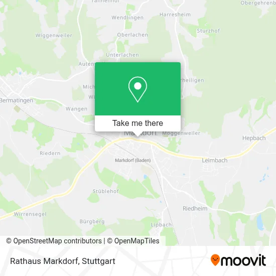 Rathaus Markdorf map