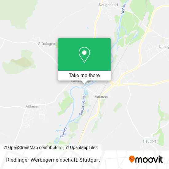 Riedlinger Werbegemeinschaft map