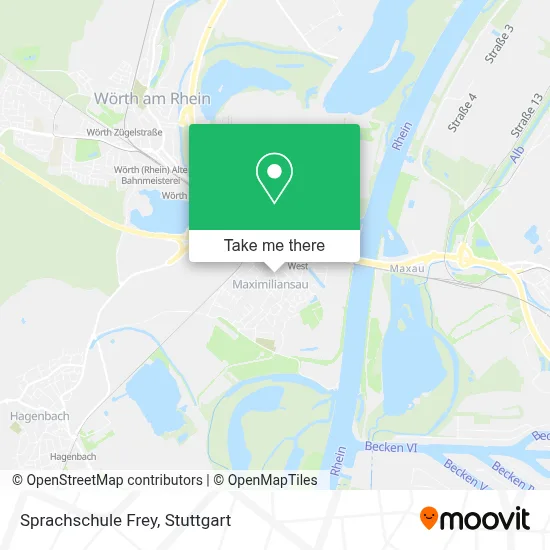 Sprachschule Frey map